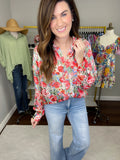 Charisma Floral Button Down