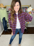 Fall Fields Plaid Button Down