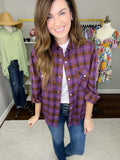 Fall Fields Plaid Button Down
