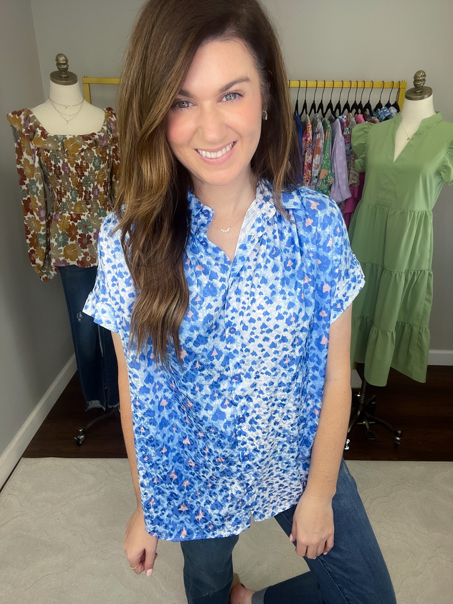 On the Scene Button Down