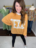 Texas Corded Pullover in Spice