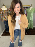 Time to Smile Cardigan in Camel