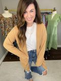 Time to Smile Cardigan in Camel