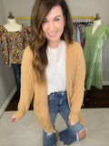 Time to Smile Cardigan in Camel