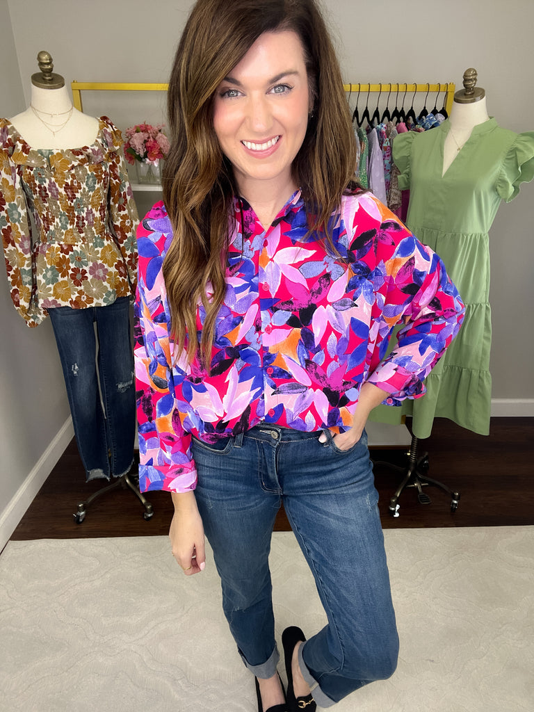 Judy Blue Mitchell Cuffed Boyfriend Jeans