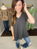 *BELLES & DOORBUSTER* Fall Bright Side V-Neck Tees
