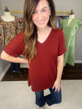 *BELLES & DOORBUSTER* Fall Bright Side V-Neck Tees