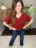 *BELLES & DOORBUSTER* Fall Bright Side V-Neck Tees