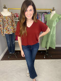 *BELLES & DOORBUSTER* Fall Bright Side V-Neck Tees