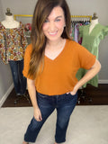 *BELLES & DOORBUSTER* Fall Bright Side V-Neck Tees