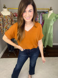 *BELLES & DOORBUSTER* Fall Bright Side V-Neck Tees