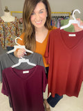 *BELLES & DOORBUSTER* Fall Bright Side V-Neck Tees