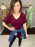 *BELLES & DOORBUSTER* Fall Bright Side V-Neck Tees