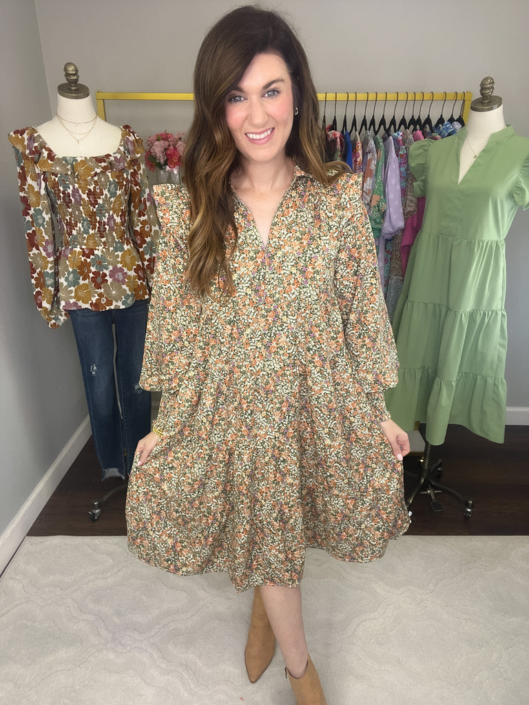 Fall Romance Midi Dress