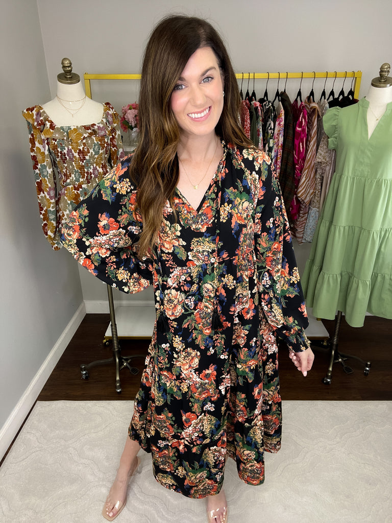 Counting Compliments Dress in Black