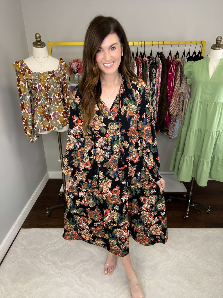 Counting Compliments Dress in Black