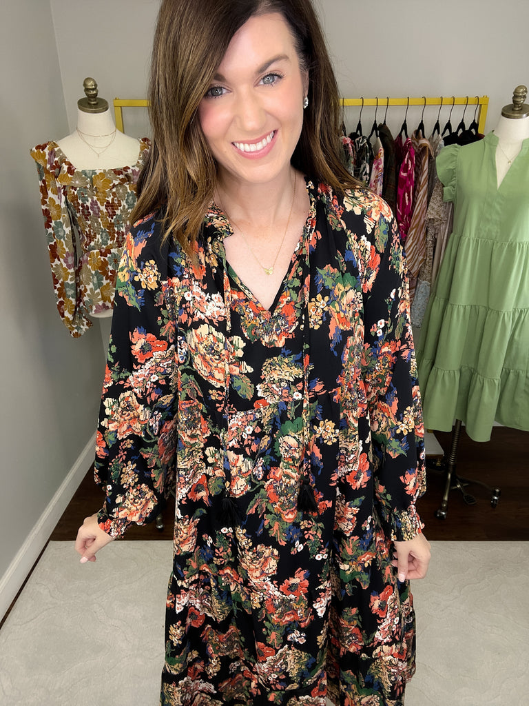 Counting Compliments Dress in Black