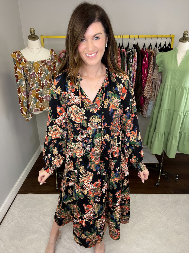Counting Compliments Dress in Black