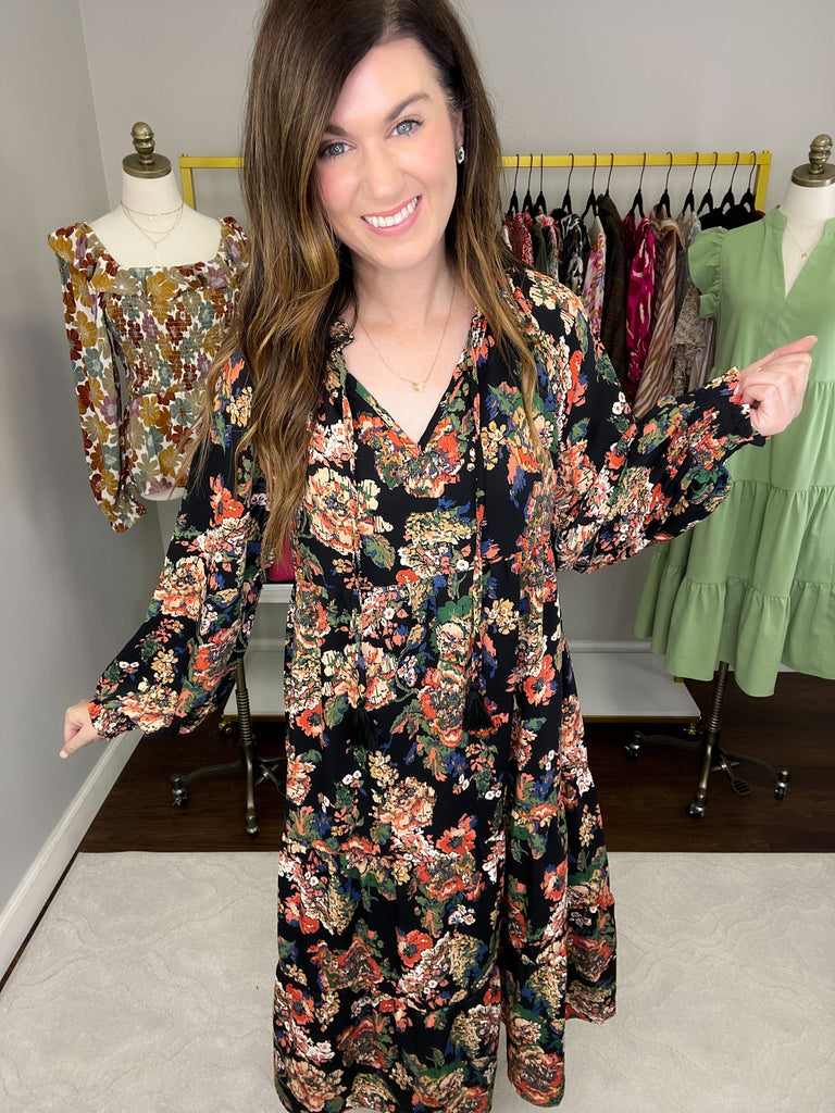 Counting Compliments Dress in Black