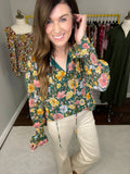 Nod to Fall Floral Top