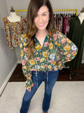 Nod to Fall Floral Top