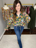 Nod to Fall Floral Top