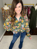 Nod to Fall Floral Top