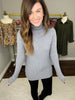 Show Up Chic Sweater in Heather Gray