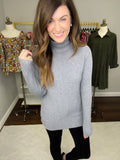 Show Up Chic Sweater in Heather Gray