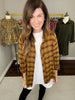 Truly Talented Plaid Button Down in Camel