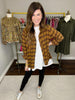 Truly Talented Plaid Button Down in Camel
