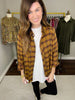 Truly Talented Plaid Button Down in Camel