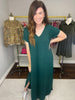 Sealy Maxi Dress in Hunter Green