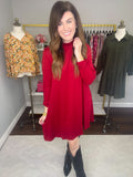 *BELLES & DOORBUSTER*  Orla Dress in Burgundy