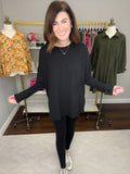 *BELLES & DOORBUSTER* Snuggle Up Set in Black