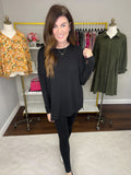 *BELLES & DOORBUSTER* Snuggle Up Set in Black