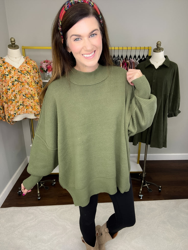 New Favorite Sweater in Olive