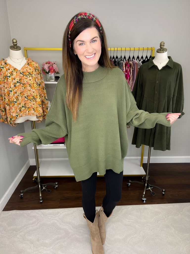 New Favorite Sweater in Olive