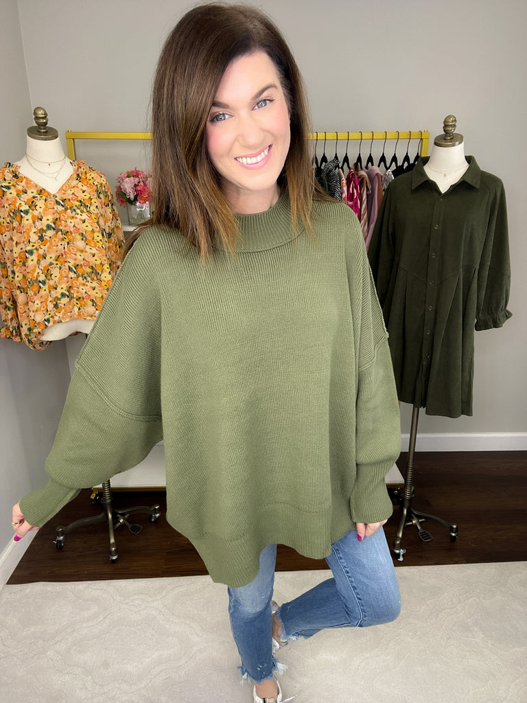 New Favorite Sweater in Olive
