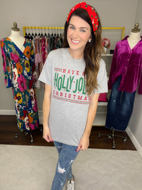 *BELLES & DOORBUSTER* Holly Jolly Christmas Tee *Final Sale*