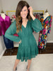 Dear and Darling Tiered Dress in Hunter