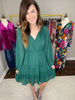 Dear and Darling Tiered Dress in Hunter