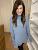 Dinner in the City Sweater in Faded Denim