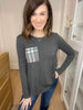 SALE! Kensington Top in Charcoal *Final Sale*