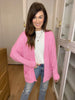 Making Room for You Cardigan in Bubble Gum Pink