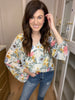 Cecile Floral V-Neck Top