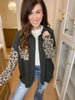 My Own Rules Leopard Sleeve Shacket