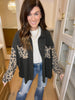 My Own Rules Leopard Sleeve Shacket