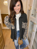 My Own Rules Leopard Sleeve Shacket