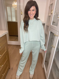 SALE! Mono B Lighter than Air Elevated Lounge Pants in Surf Spray *Final Sale*